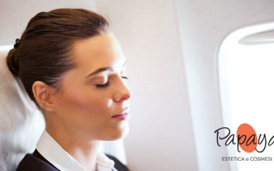 Sai che la pelle del viso risente dei voli in aereo?